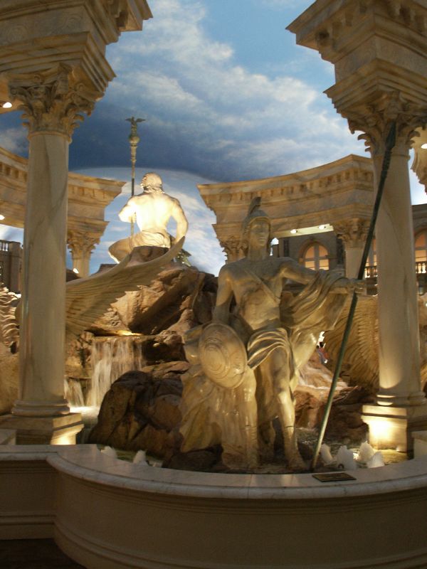 Fountain in the Caesars Palace